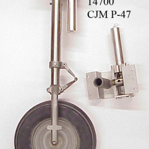 14700A	CJM Scale Air P-47 Main Gear with ¾” diameter oleo struts & air system