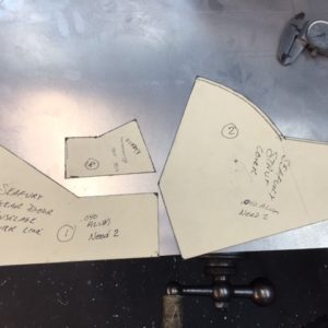 56018	Sea Fury Metal Gear Door