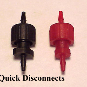 1409	Quick Disconnects    (1 Black and 1 Red)